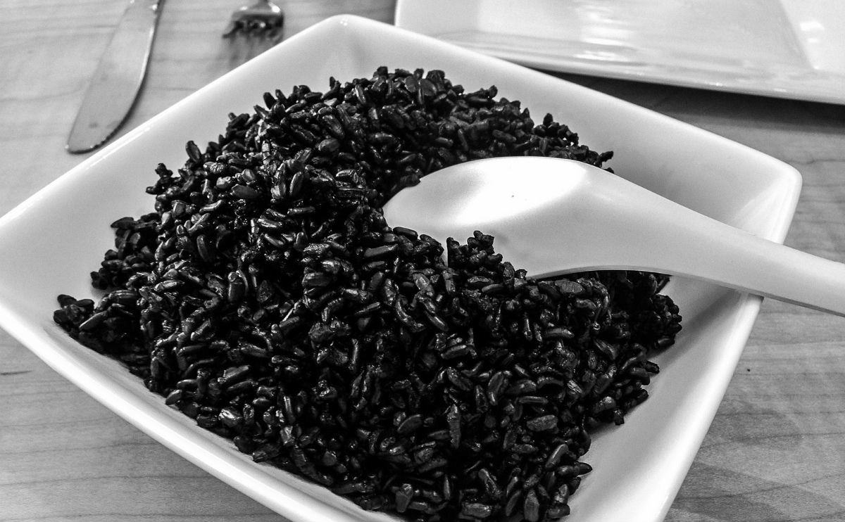 الأرز الأسود وبيئاته المتنامية